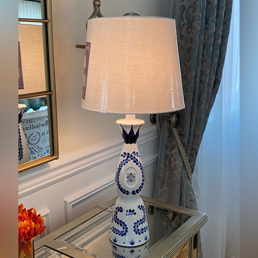 Handcrafted Clase Azul Tequila bottle Lamp